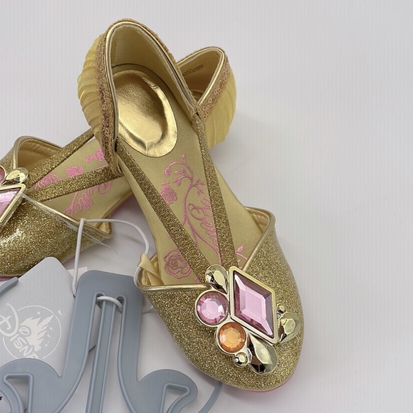 NWT Disney Princess Belle Costume Shoes - Yellow - Picture 8 of 10